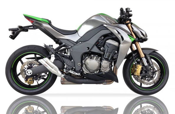 IXIL HYPERLOW silenciadores de acero inoxidable para Kawasaki Z 1000 (Bj.19-) / Z 1000 SX (Bj.11-)