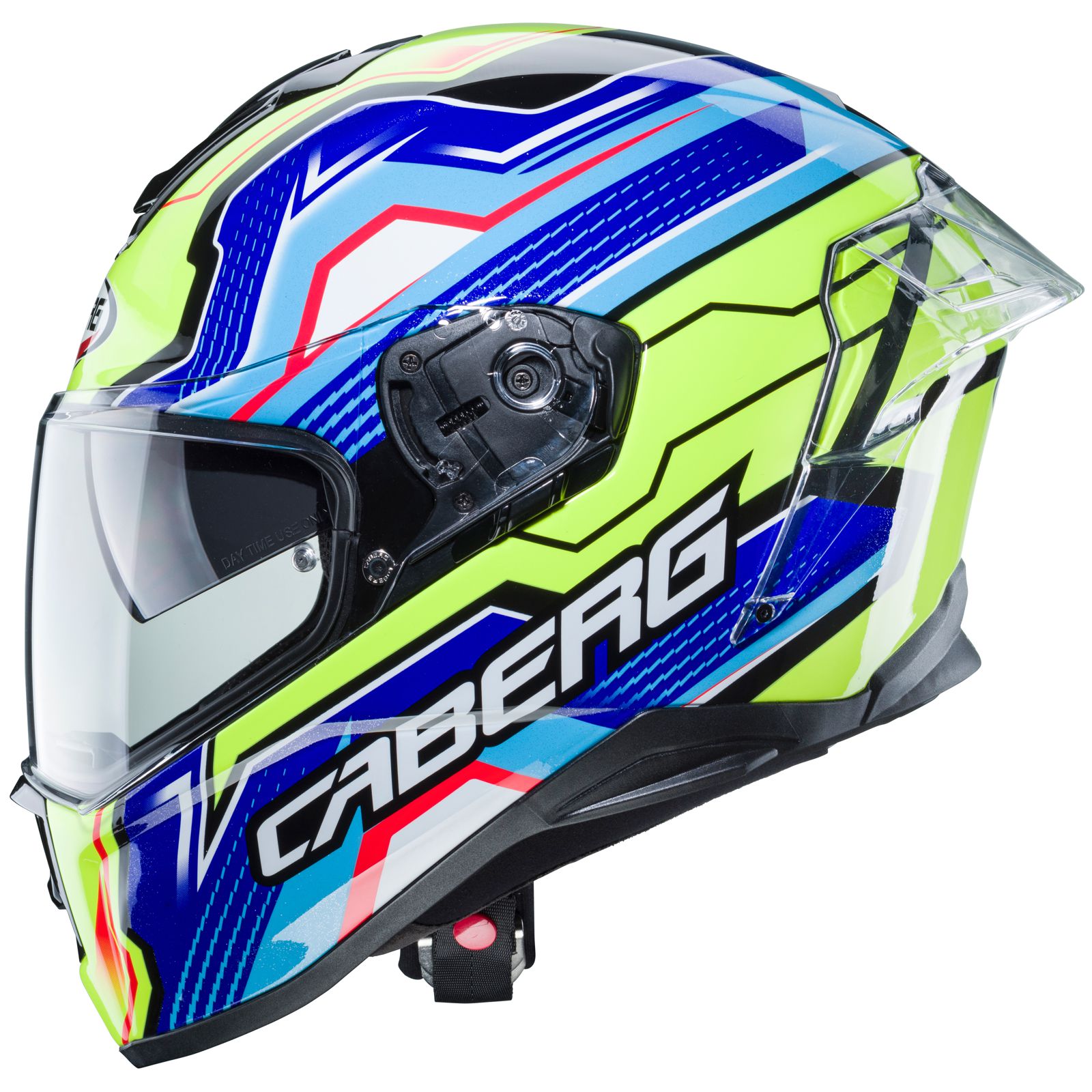 Casco Caberg Drift Evo LB29, negro/azul-amarillo
