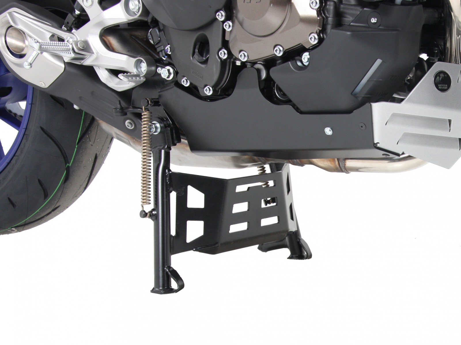 Caballete principal negro para Yamaha MT-09 (Bj.17-) Hepco & Becker