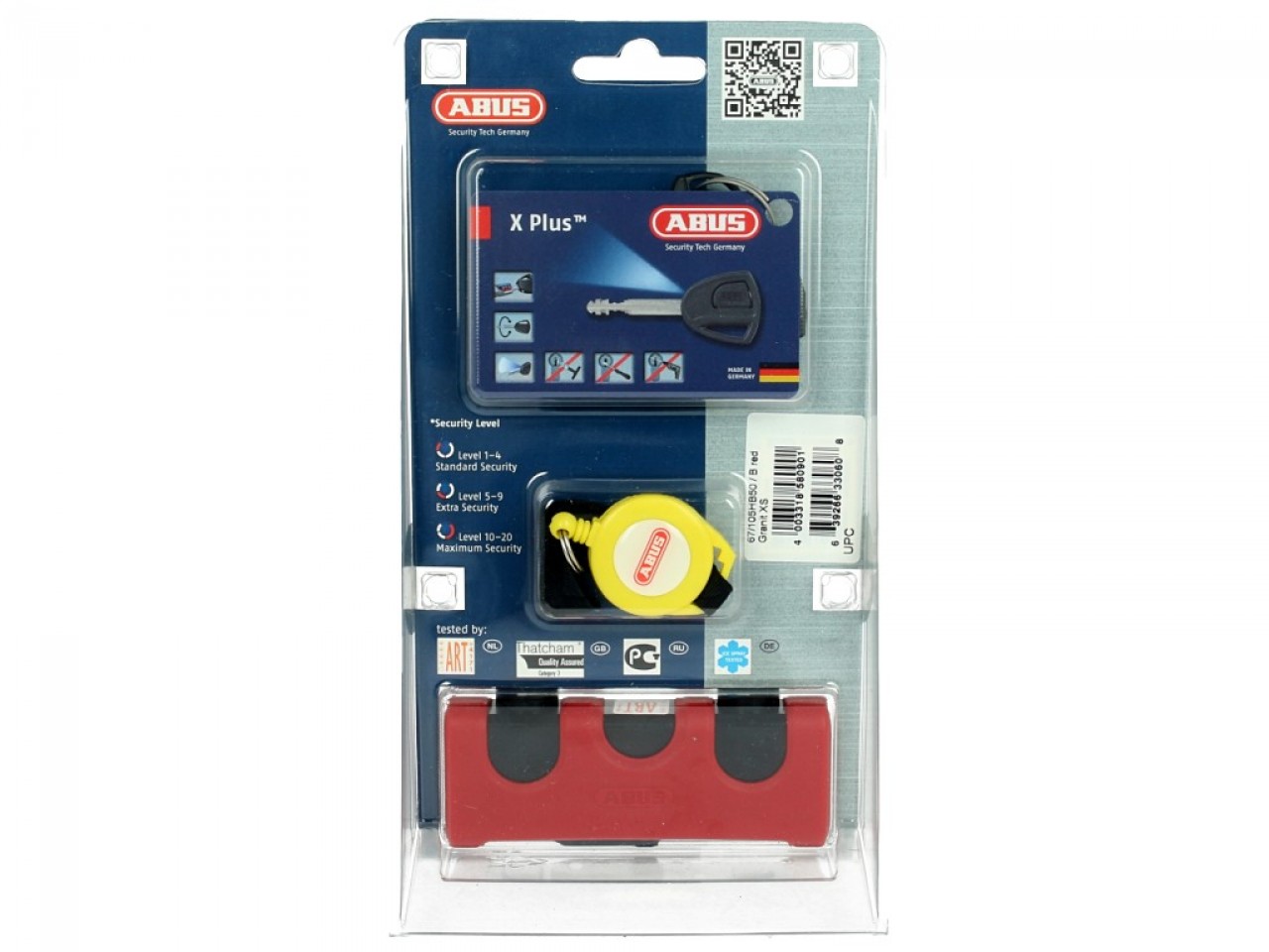 ABUS U-lock Granit Power XS 67 para moto, scooter y Vespa