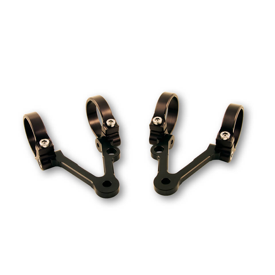 LSL Lampenhalter, drehbar, extra kurz, Ø 43 mm mit 40mm Streben mit Blinkeraufnahme
