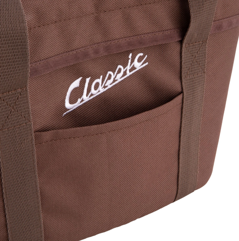 Kit de cesta portaequipajes "Classic" con portaequipajes para Vespa LX/LXV/S 50-150cc, marrón