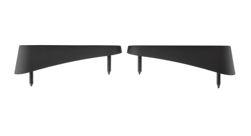 Soporte reflector lateral, trasero izquierdo y derecho para Vespa, negro mate