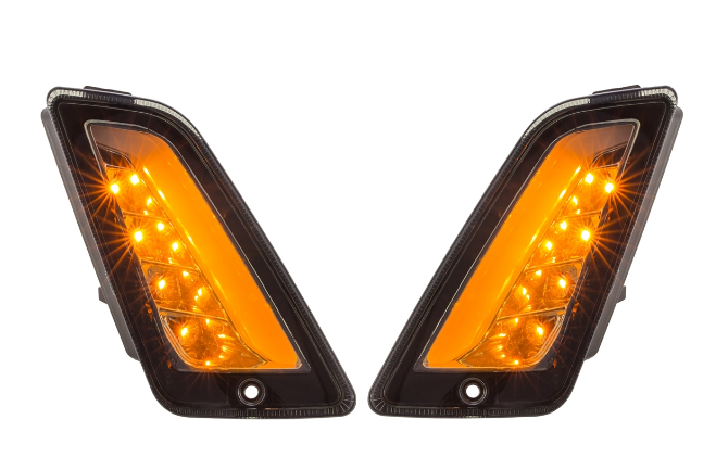 Kit de indicadores delanteros y traseros para Vespa GTS/GTS Super/GTV 125-300cc ('14-), tintados