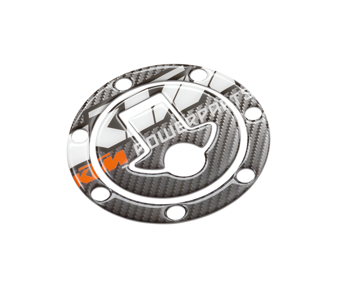 Adhesivo para el tapón del depósito de combustible de KTM