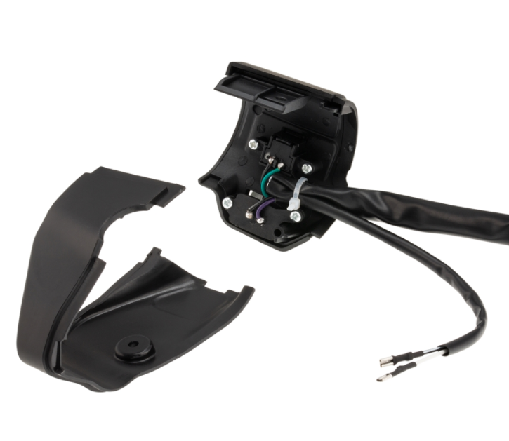 Unidad de conmutación DMP derecha para Vespa Primavera/Sprint, negro mate