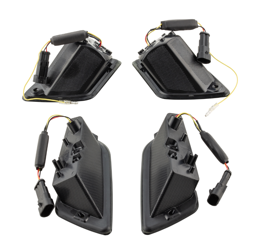 Kit de intermitentes delanteros y traseros para Vespa GTS/GTS Super/GTV 125-300cc, tintados