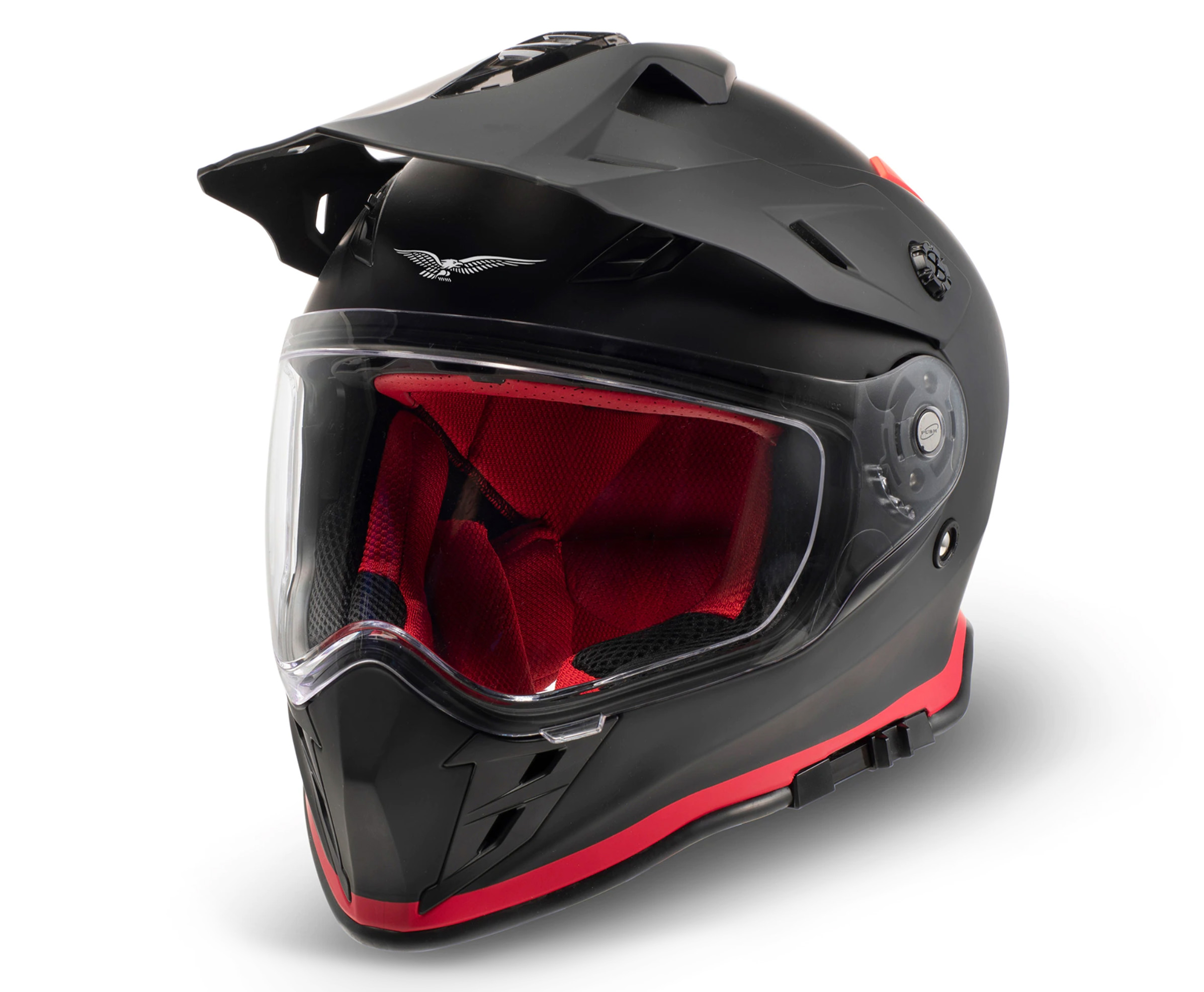 Casco Moto Guzzi Adventure Touring V85TT negro