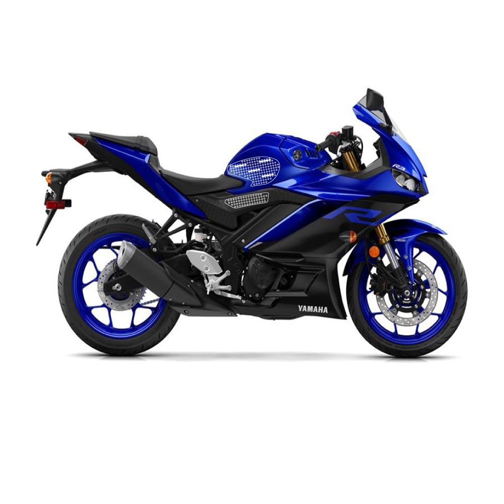 Stompgrip negro Volcano para Yamaha YZF-R3 (19-)