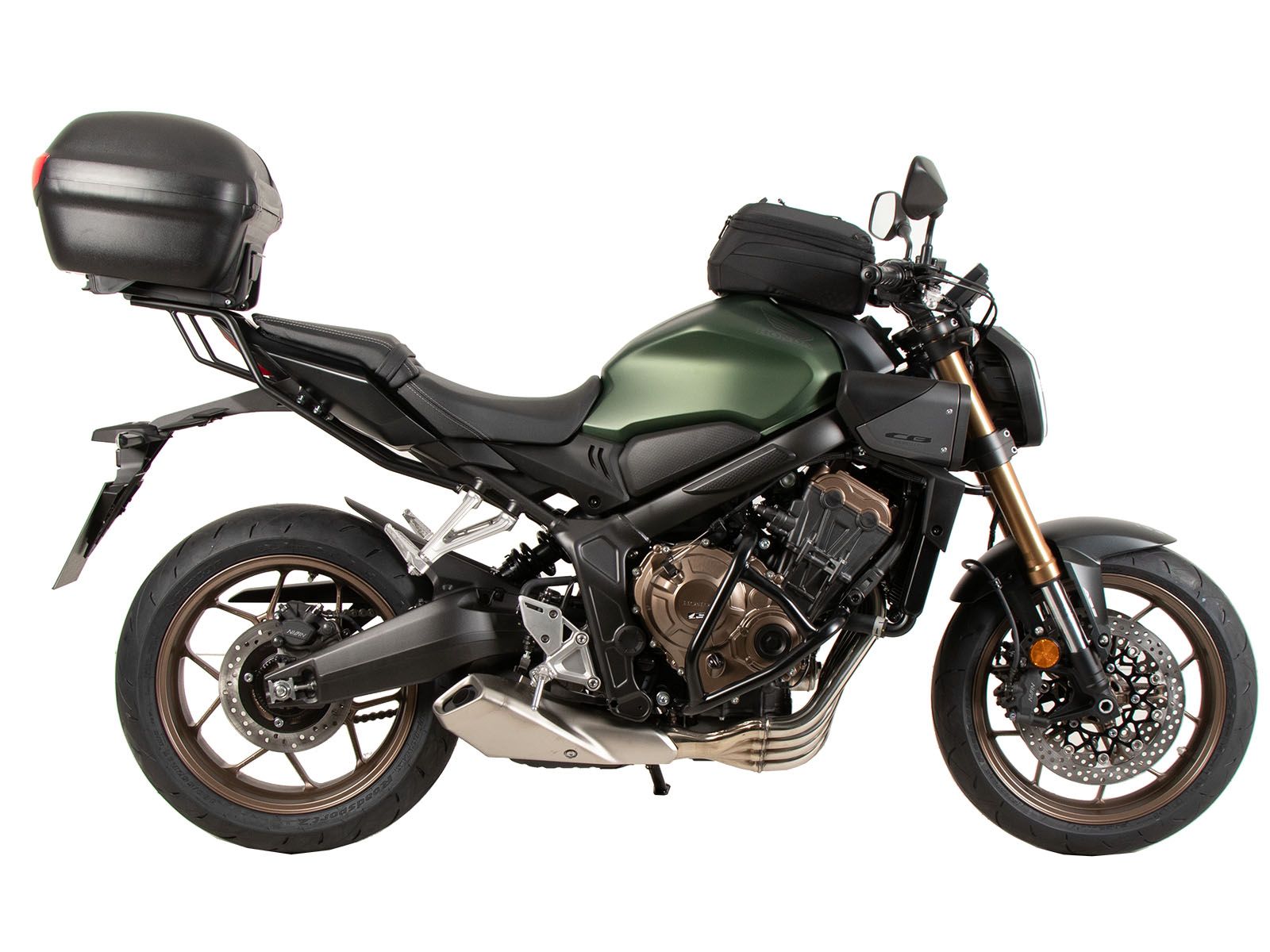 Portamaletas Easyrack negro para Honda CB 650 R / E-Clutch (24-) Hepco & Becker