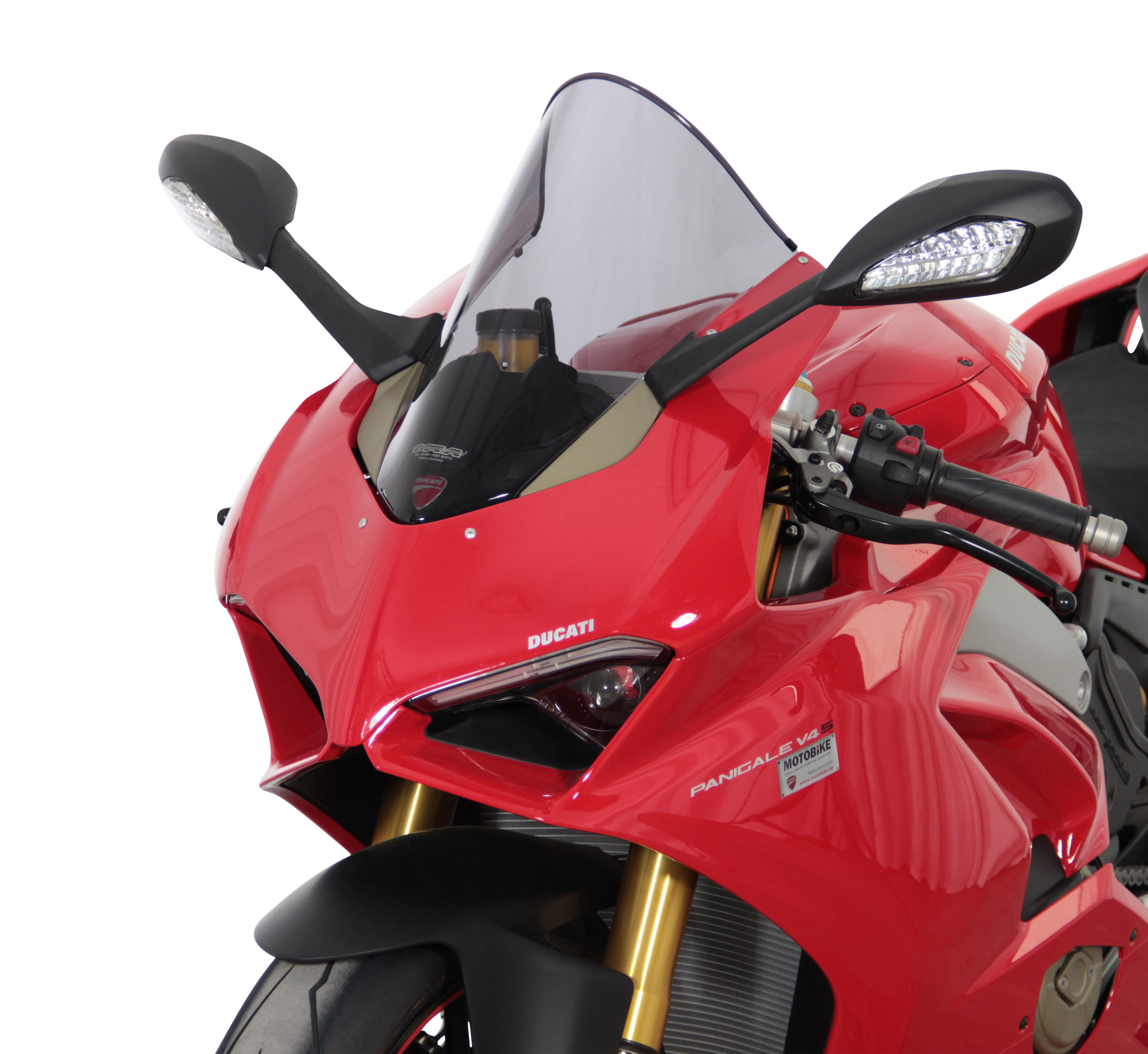 Pantalla Racing "R" gris humo para Panigale V4 /R /S Orignal MRA