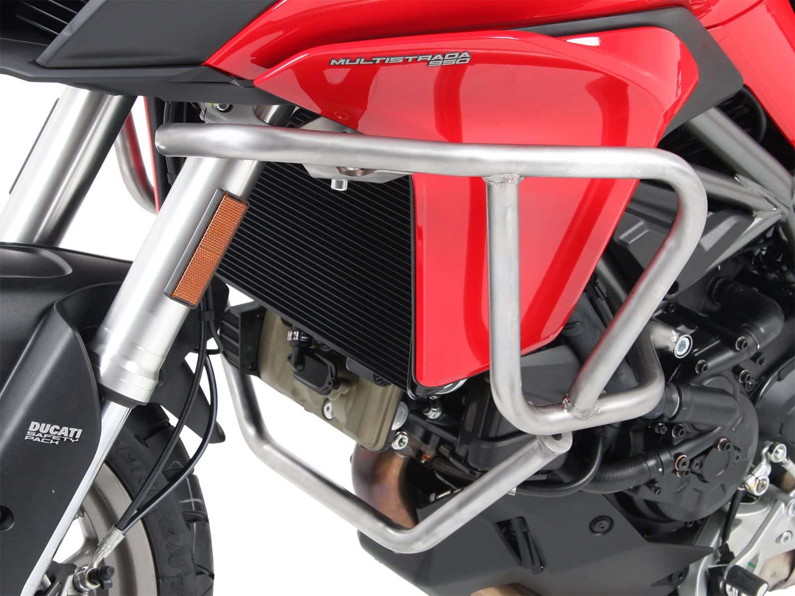 Protector de depósito de acero inoxidable para Ducati Multistrada 950 /S (17-21) Hepco & Becker