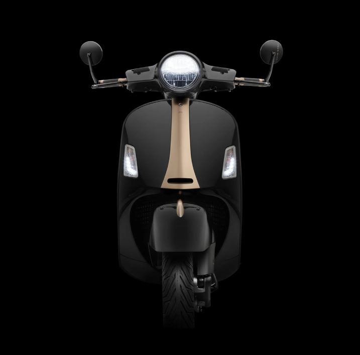 Espejo de manillar RIZOMA "SPIRIT RS" para Vespa GTS/GTS Super/GTV/GT, inscripción bronce