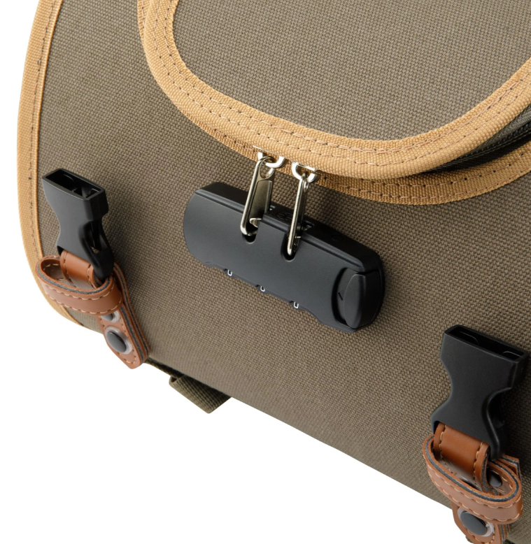 Bolsa "Classic" pequeña para Vespa, lona, oliva