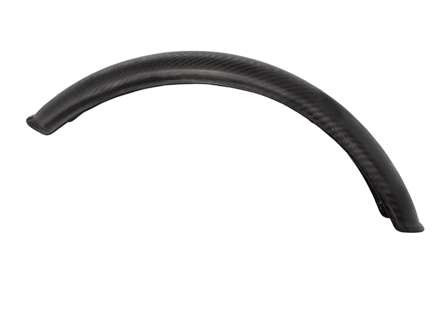 Guardabarros Garelli EVO II sin soporte, universal para Vespa PX 80-200ccm, carbono transparente