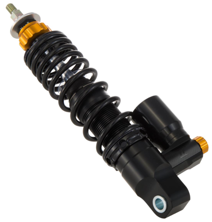 Amortiguador "Black Edition", delantero para Vespa Primavera/Sprint 50 -150cc 2T/4T AC, negro