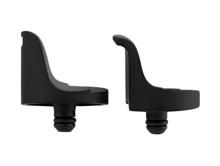Tapa del orificio del espejo izquierda y derecha para Vespa Primavera/Sprint/Elettrica 50-150cc, negro mate