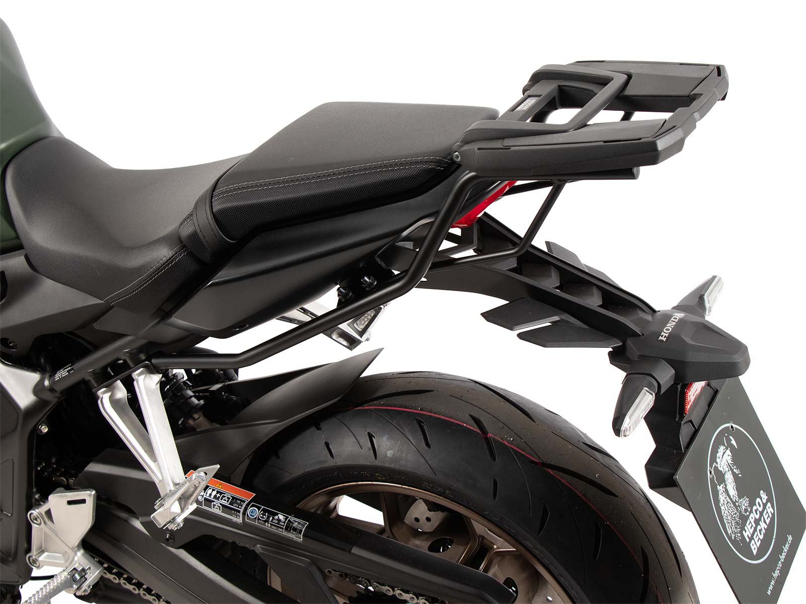 Portamaletas Easyrack negro para Honda CB 650 R / E-Clutch (24-) Hepco & Becker