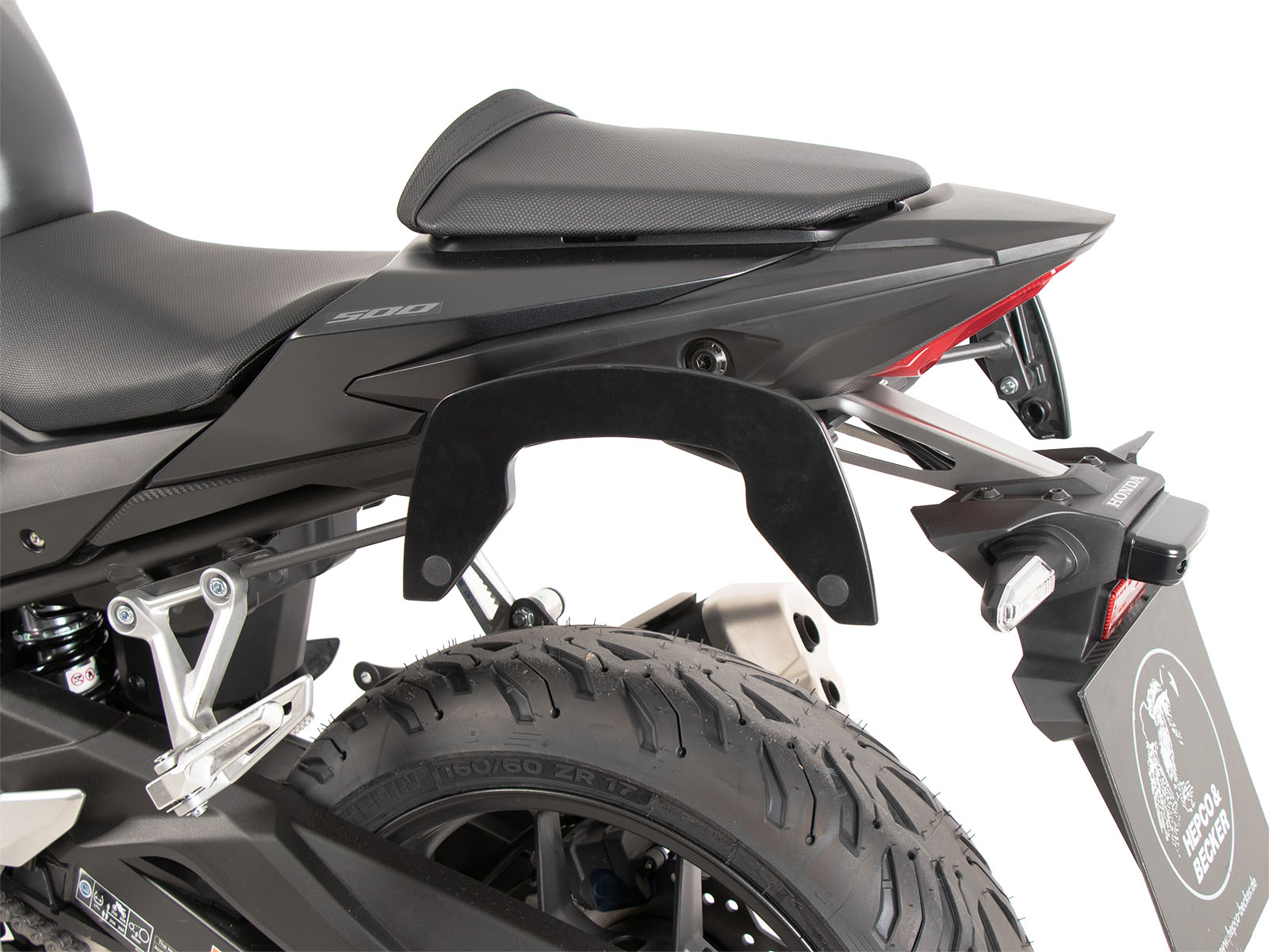 Soporte lateral C-Bow antracita para Honda CB 500 Hornet (24-) Hepco & Becker