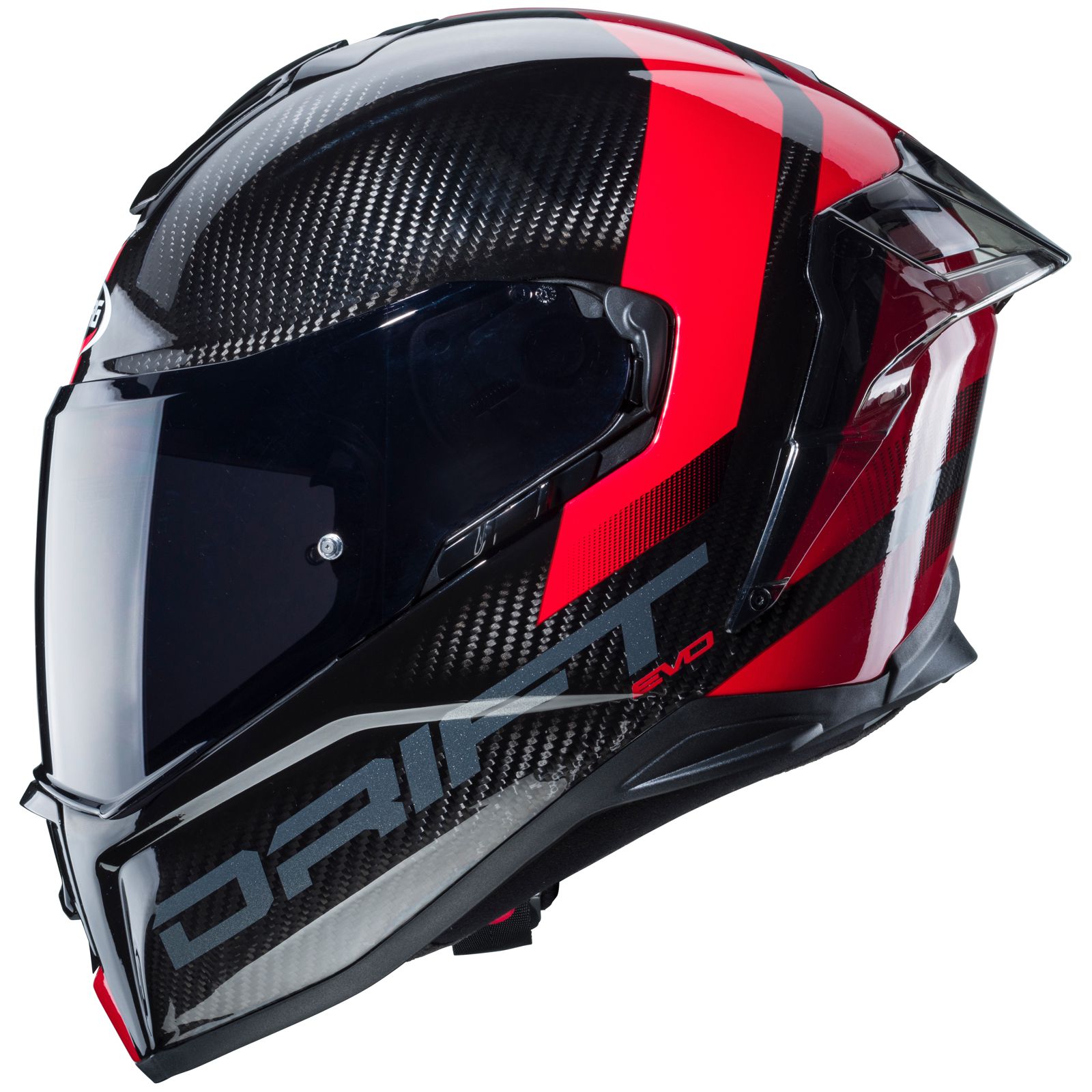 Casco Caberg Drift Evo Carbon Sonic, negro/rojo