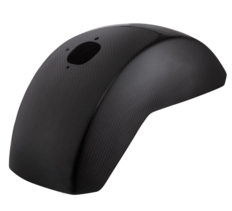 Guardabarros EVO II para Vespa PX 80-200ccm, carbono, transparente