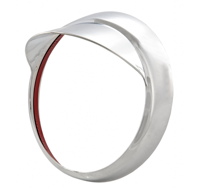 Aro de lámpara con tulipa para Vespa GTV /GT 60 125-300ccm, cromado