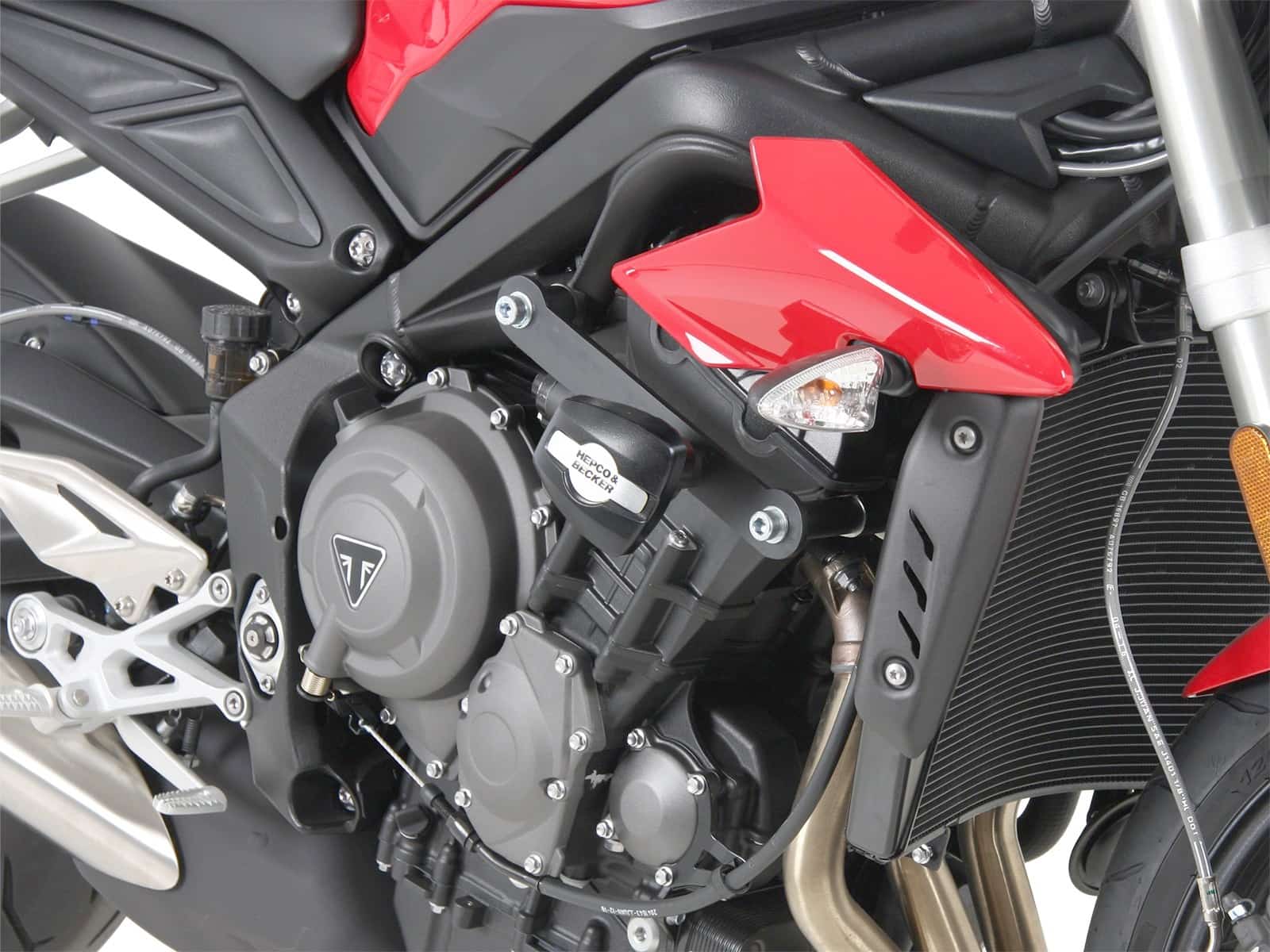 Almohadillas de protección para Triumph Street Triple 765 S/R/RS (17-) Hepco & Becker