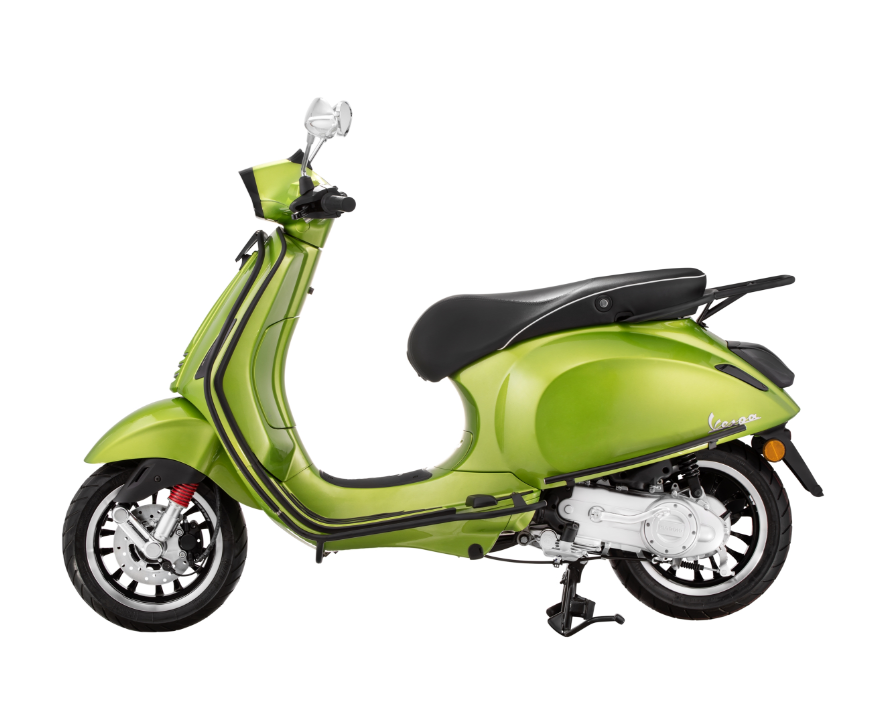 Cubrebarras lateral para Vespa Primavera/Sprint/Elettrica 50-150ccm, negro mate