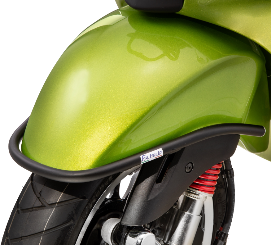 Guardabarros parachoques delantero para Vespa Primavera/Sprint/Elettrica 50-150ccm, negro mate