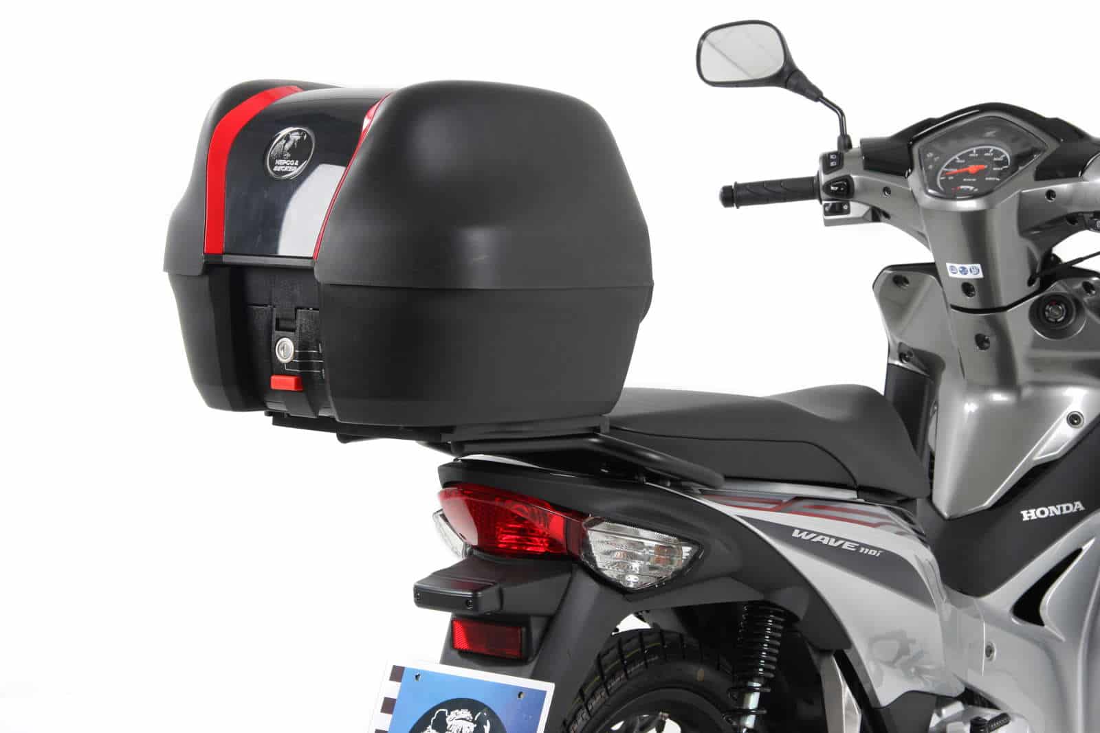 Journey Topcase 30 incl. soporte para Honda AFS 110i Wave (12-16) Hepco & Becker