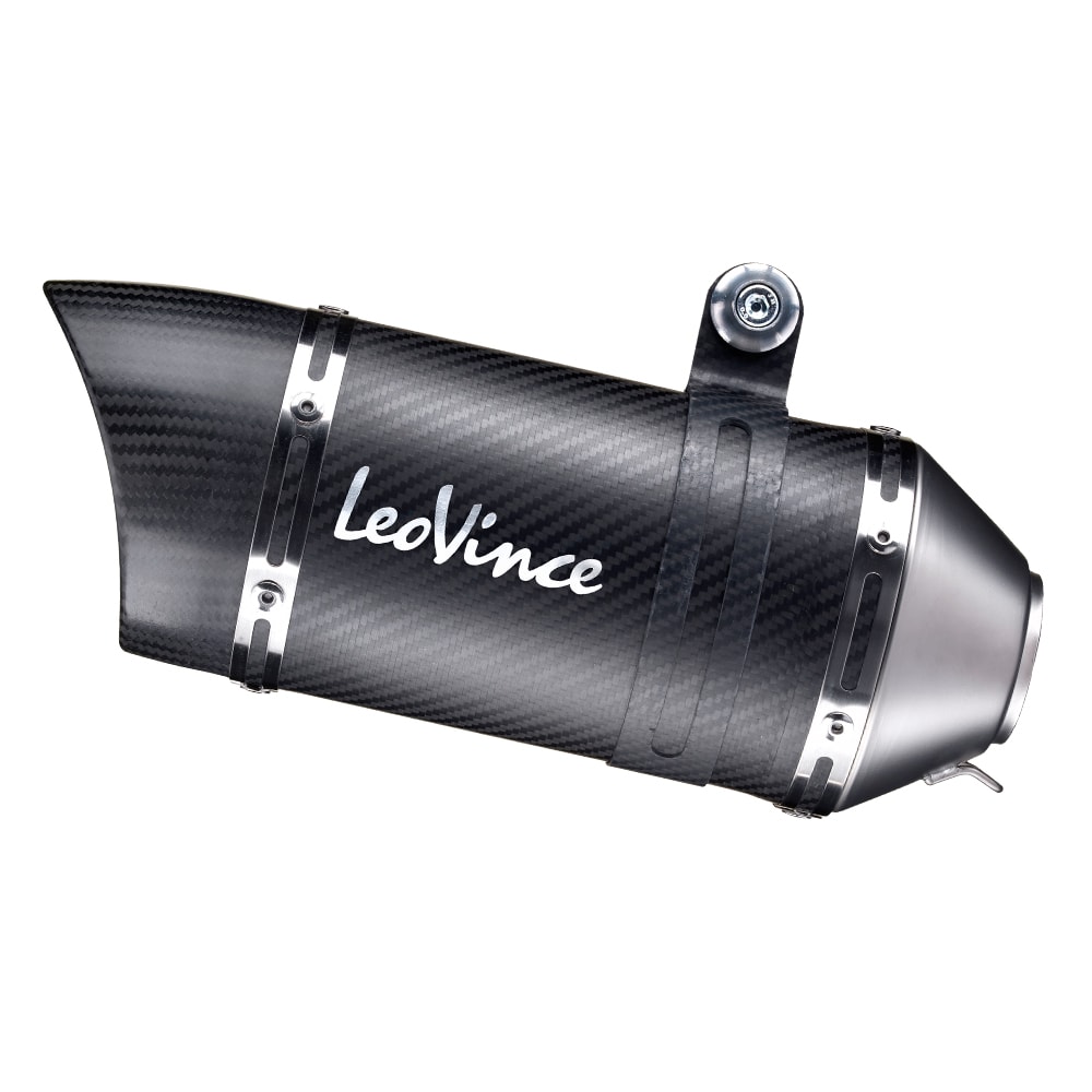 Sistema de escape LeoVince LV Pro, carbono, slip on para Yamaha MT-03 / YZF-R3