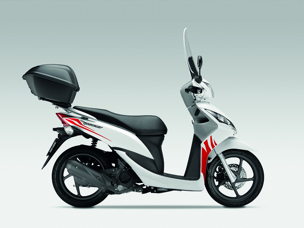Juego de adhesivos originales Honda Vision50/ Vision110 "Safari" rojo