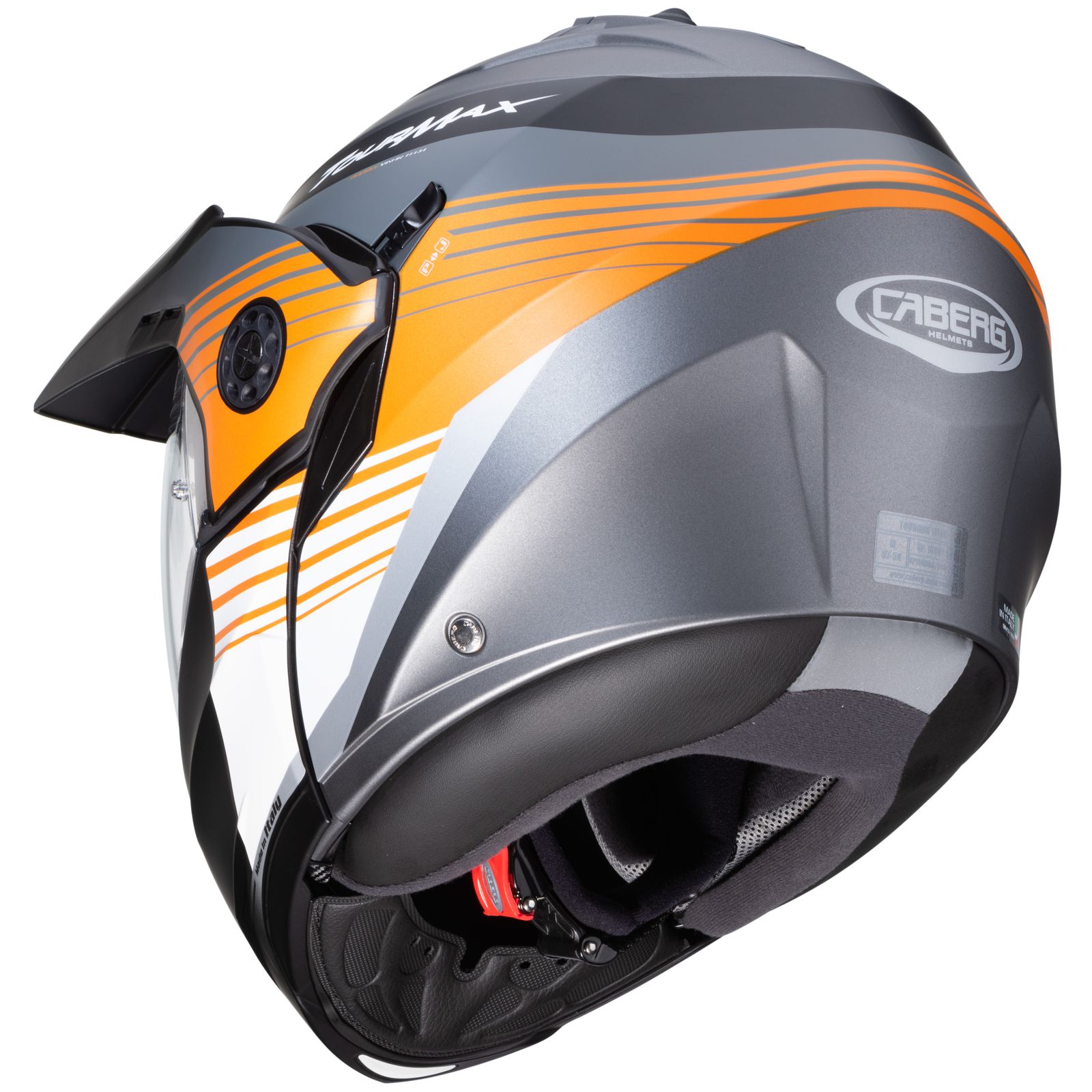 Casco Caberg Tourmax Titan, mate-aroma/naranja-blanco