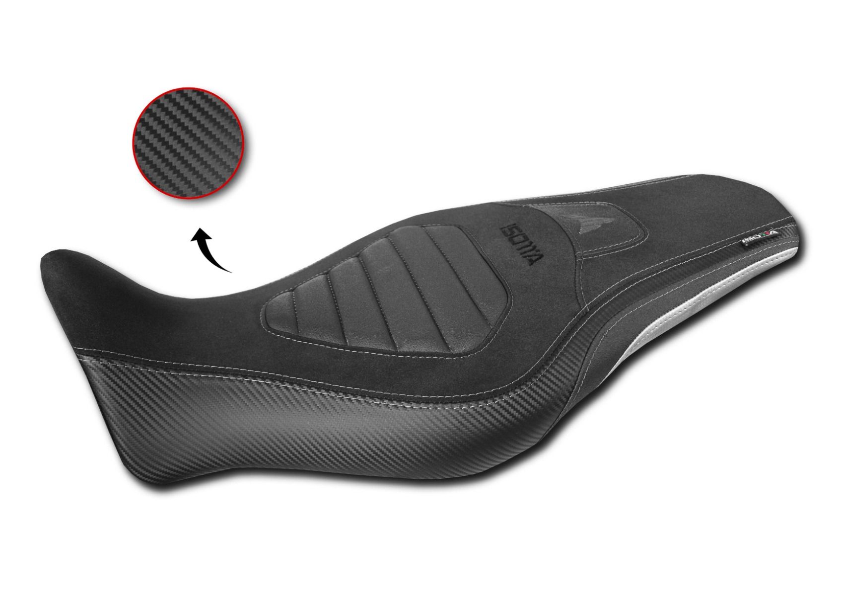 Funda de asiento "Confort" negra para Yamaha MT-09 (21-23)