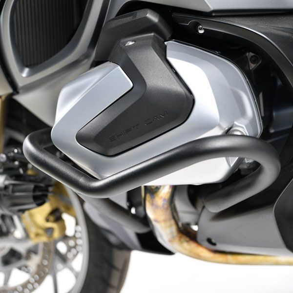 Barra protectora inferior para BMW R 1250 RT, acero, negro