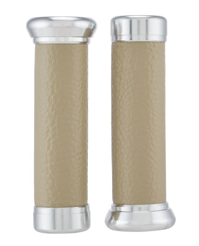 Puños Retro Ø 24/24 mm, L 130 mm para Vespa ET2/ET4/LX/LXV/S/Primavera/Sprint 50-150ccm, beige