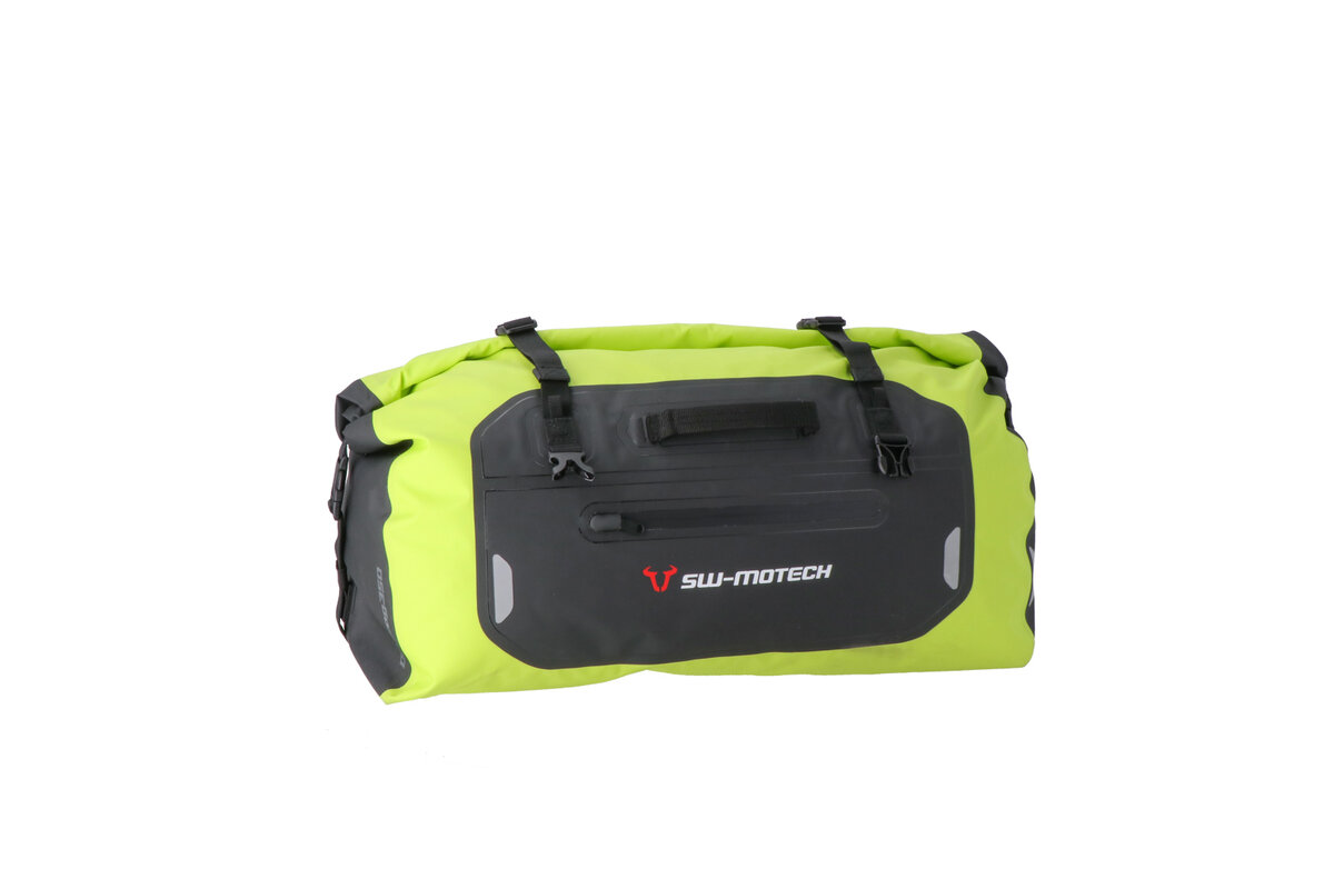 SW-Motech Bolsa trasera Drybag 350 para Royal Enfield Classic 350, amarillo señal - SW Motech