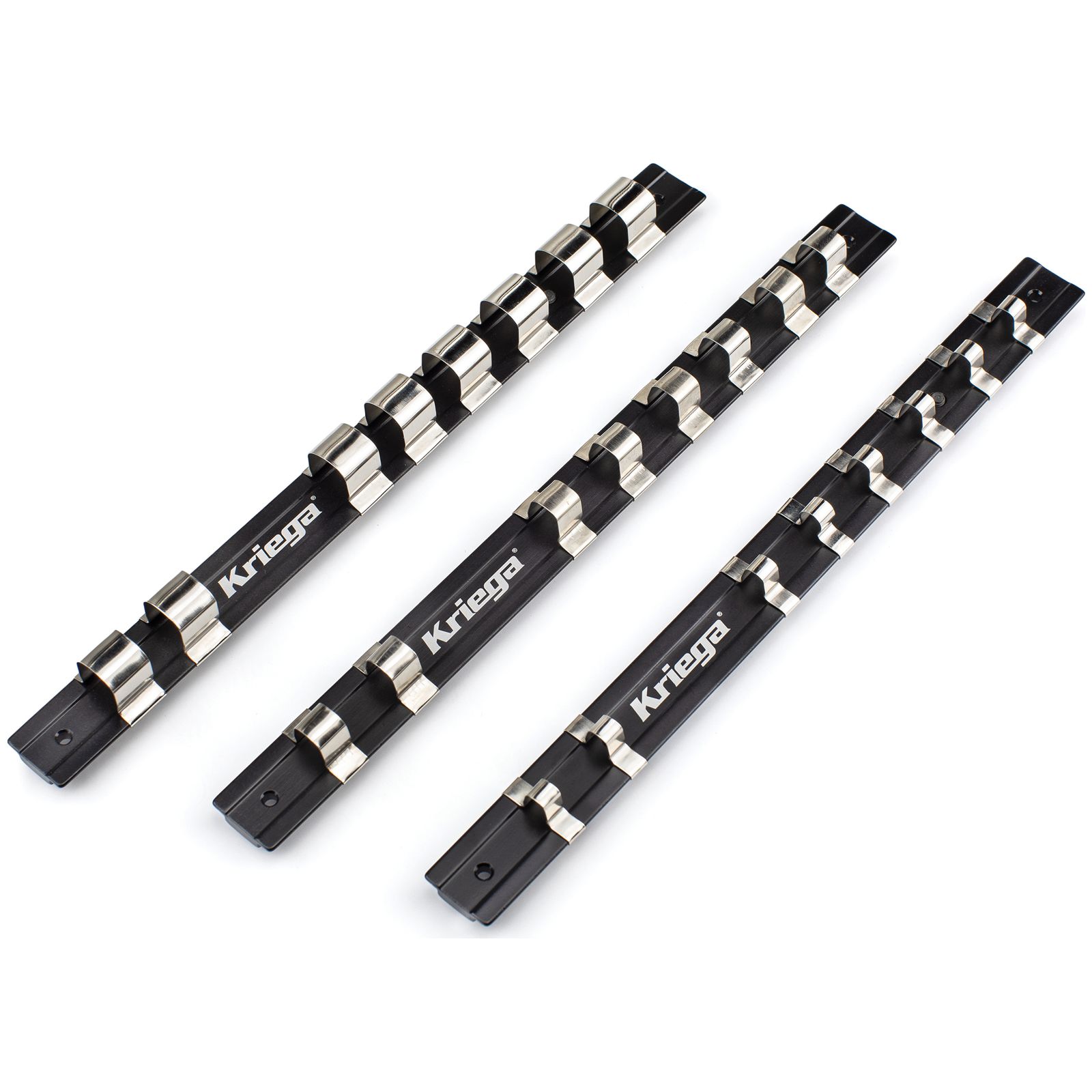 Carril de sujeción Kriega de 1/2 pulgada / 12,7 cm para el rollo de herramientas