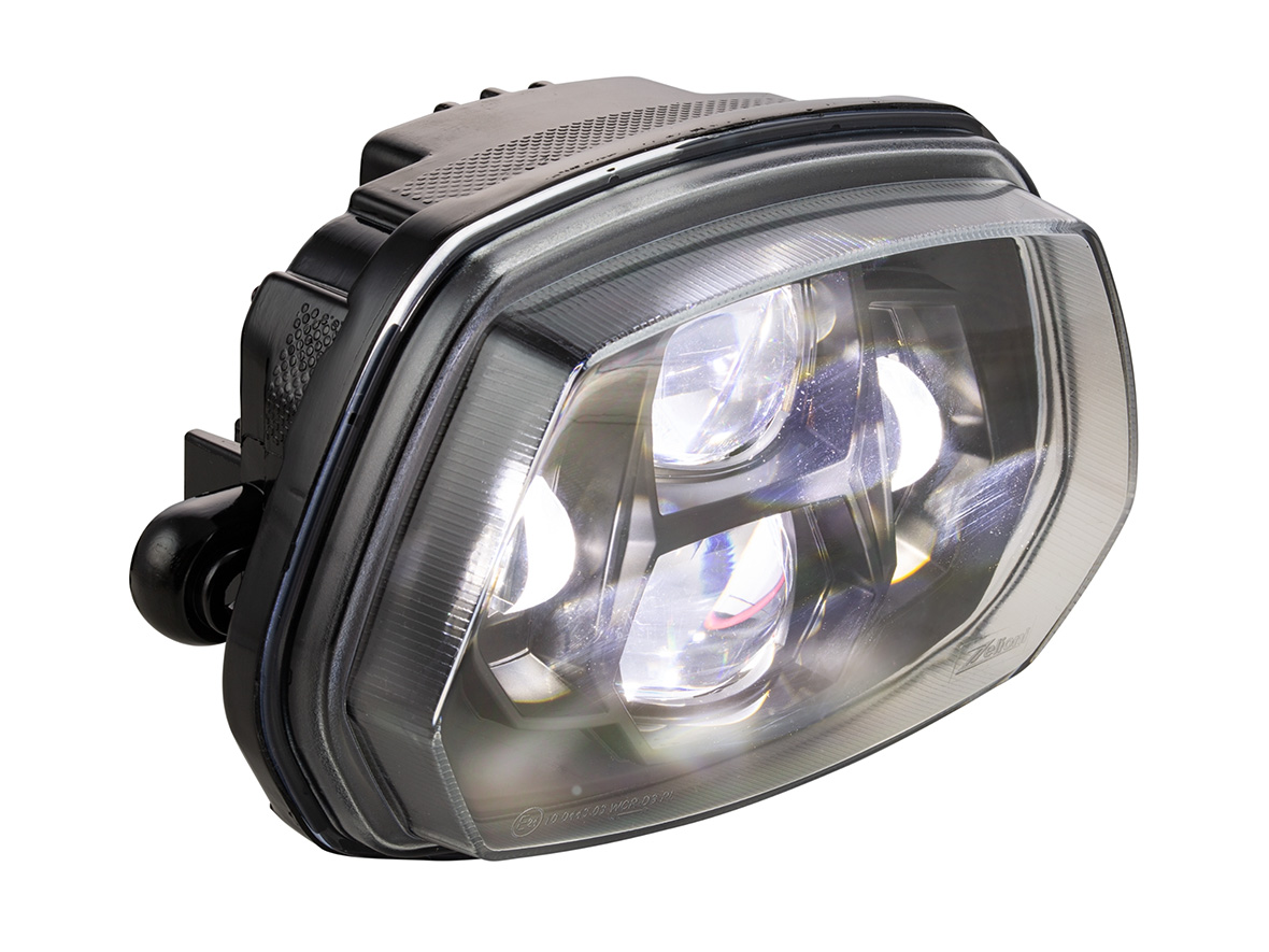 Faro LED Zelioni para Vespa Sprint 50-150ccm 2T/4T ('13-'18) (con número E)