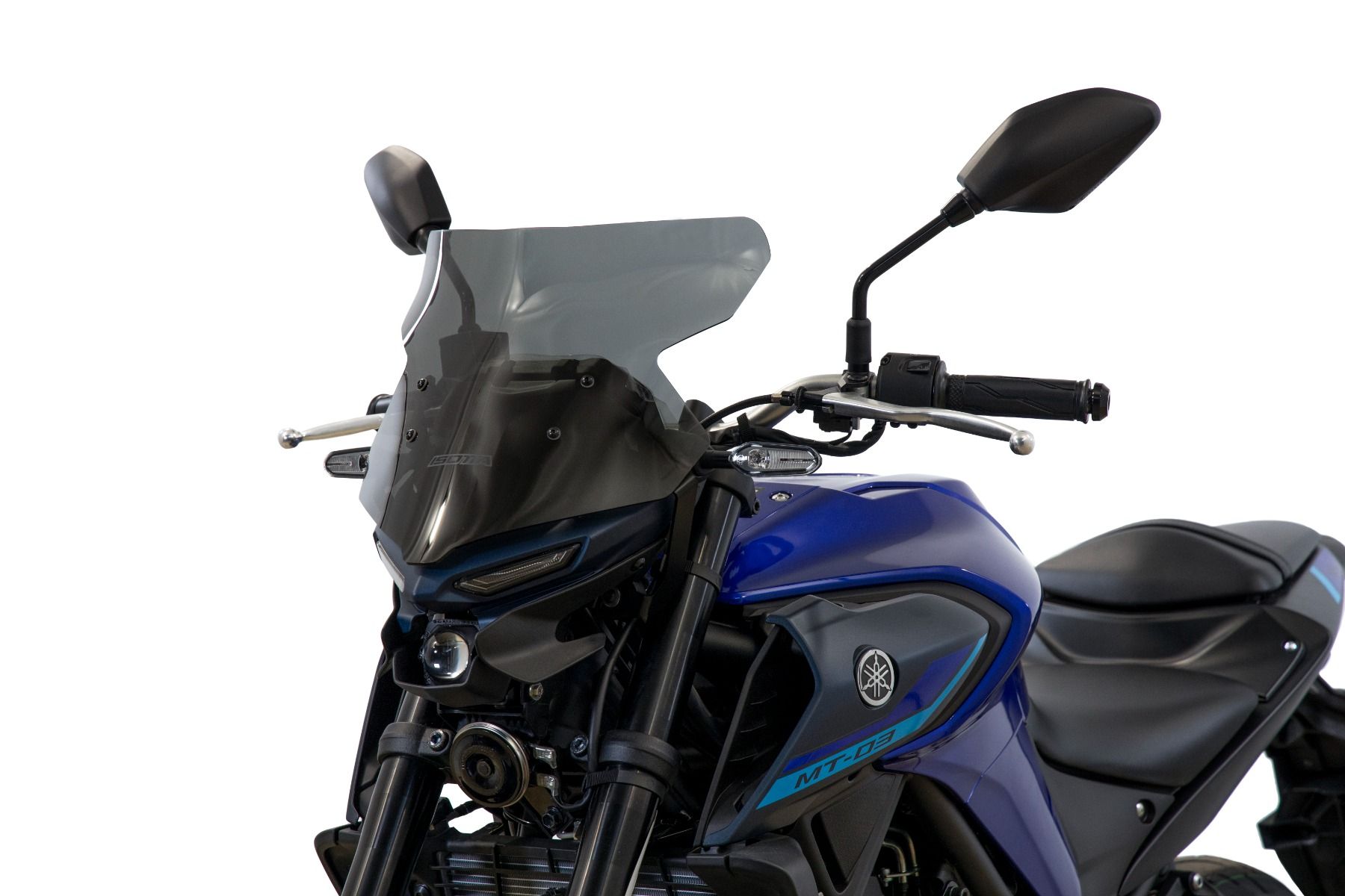 Parabrisas alto ahumado oscuro para Yamaha MT-03 (22-24)