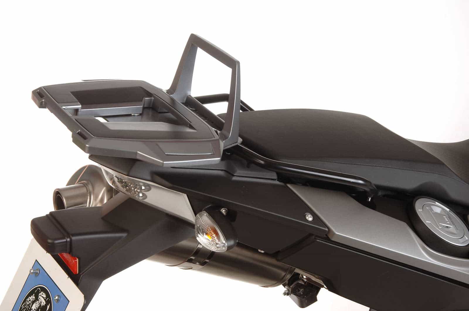 Portamaletas de aluminio negro para BMW F 800 GS (08-18) Hepco & Becker