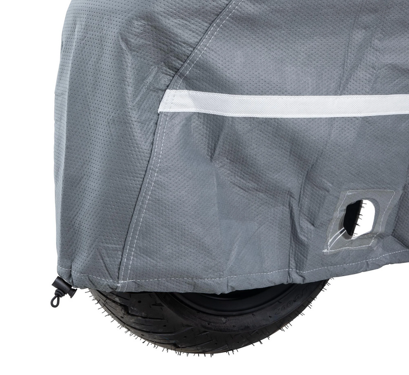 Garaje plegable Indoor PREMIUM 2.0 para Vespa GTS/GTV/GT, talla XL, gris