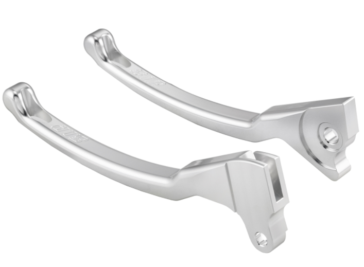 Juego de palanca de freno deportiva izquierda/derecha para Vespa LX/LXV/S/Primavera/Sprint 50-150ccm, plata