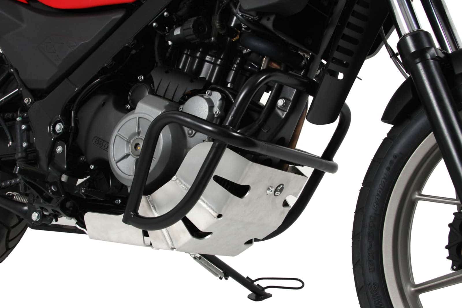 Protector de motor negro para BMW G 650 GS (11-16)/Sertao (12-16) Hepco & Becker