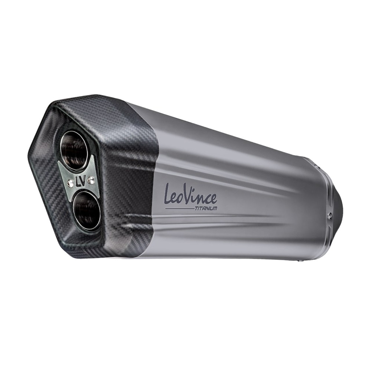 Escape LeoVince LV-12 para KTM Adventure /Duke, titanio, slip on, Euro4, E-certificate