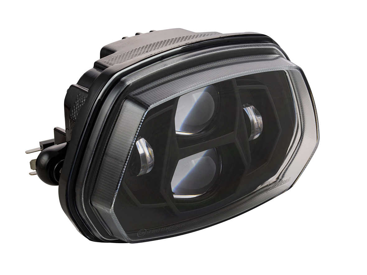 Faro LED Zelioni para Vespa Sprint 50-150ccm 2T/4T ('13-'18) (con número E)