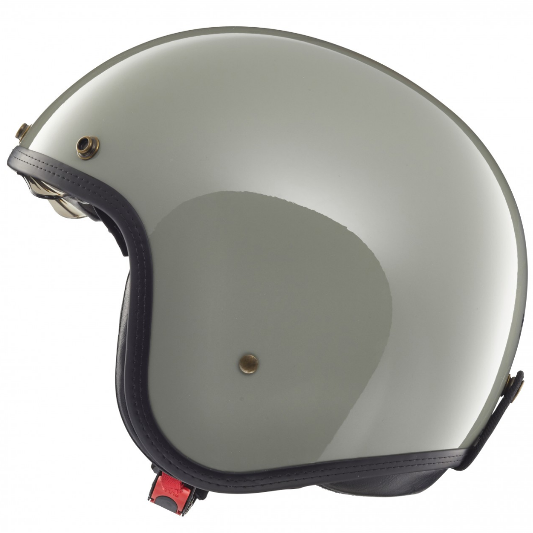 Casco jet Helmo Milano, Audace, gris brillante