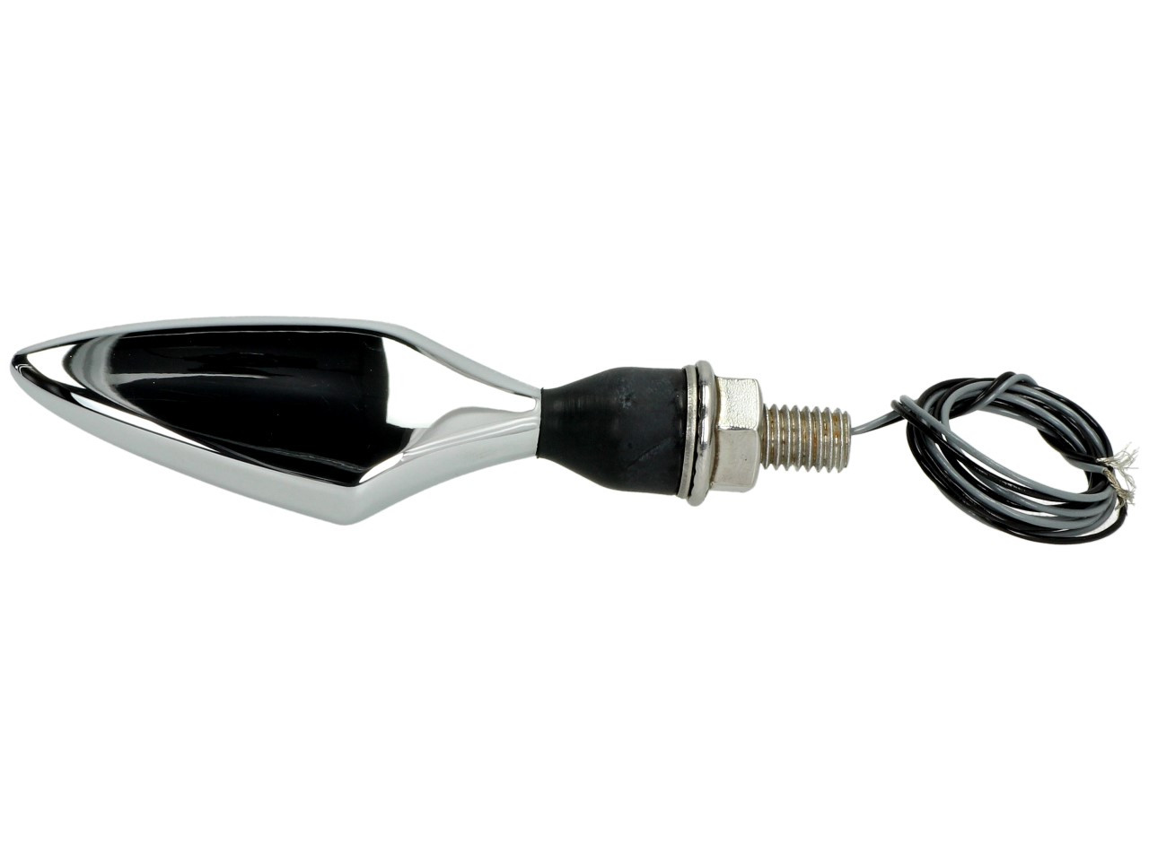 Indicador Kellermann, Rhombus Extreme, aluminio, LED, VL/HR, 12 V, cromo brillante, M8x20, homologado E