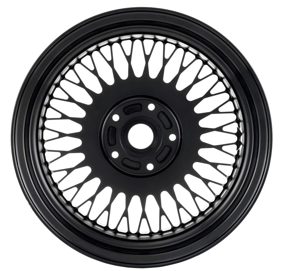 Llanta Comb 1 delantera/trasera para Vespa GTS/GTS Super/GTV/GT/946 125-300ccm, negro brillante