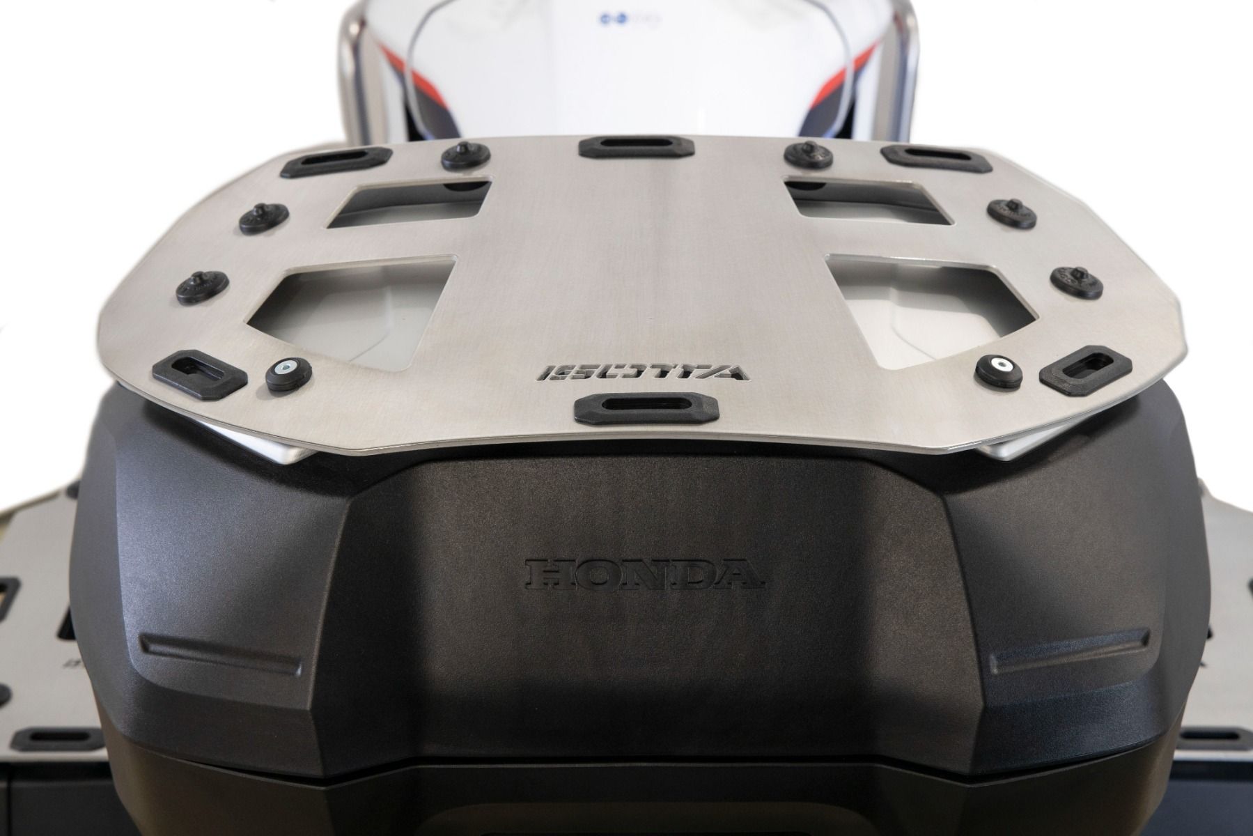 Portaequipajes para baúl Honda XL 750 Transalp /NT 1100 /ADV 750 /NC 750 X, aluminio, cepillado y pulido